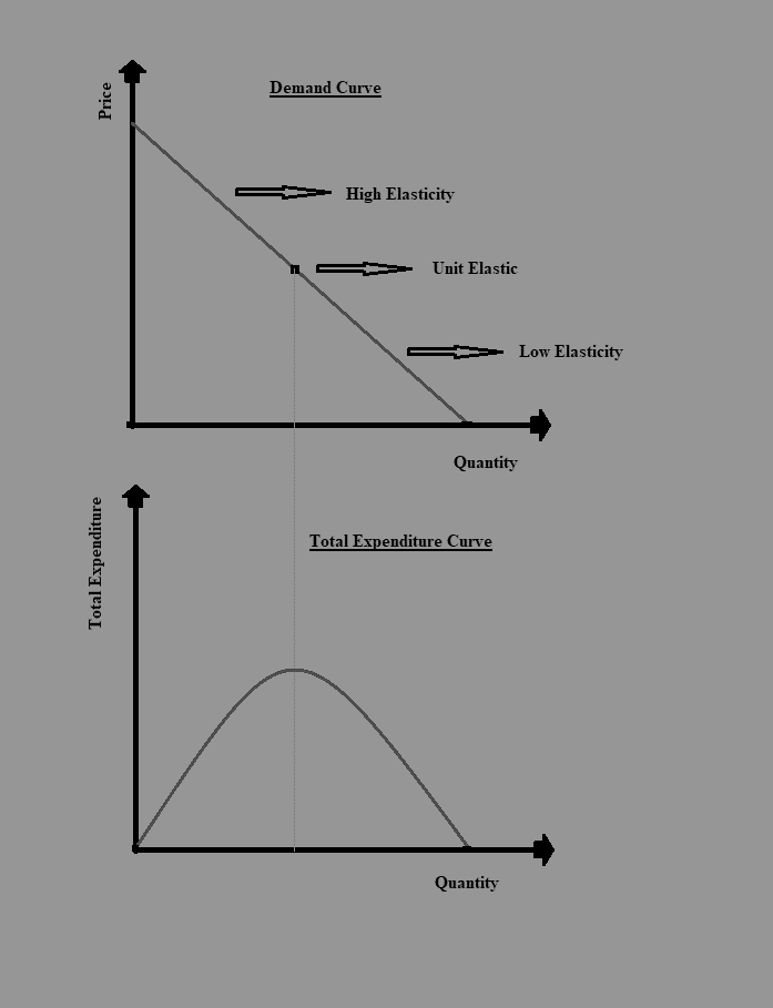 Elasticity of Demand and Total Expenditure Curve CFA Level 1 Economics Notes