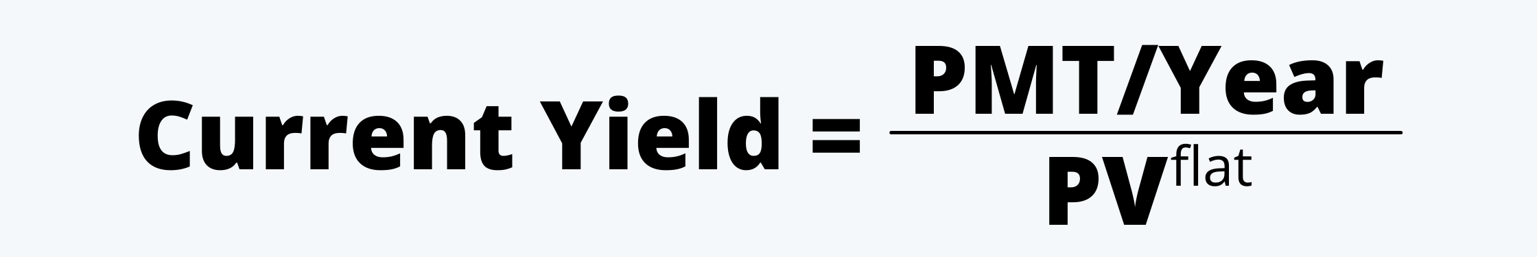 Current Yield formula Fixed Income CFA Level 1 Study Notes