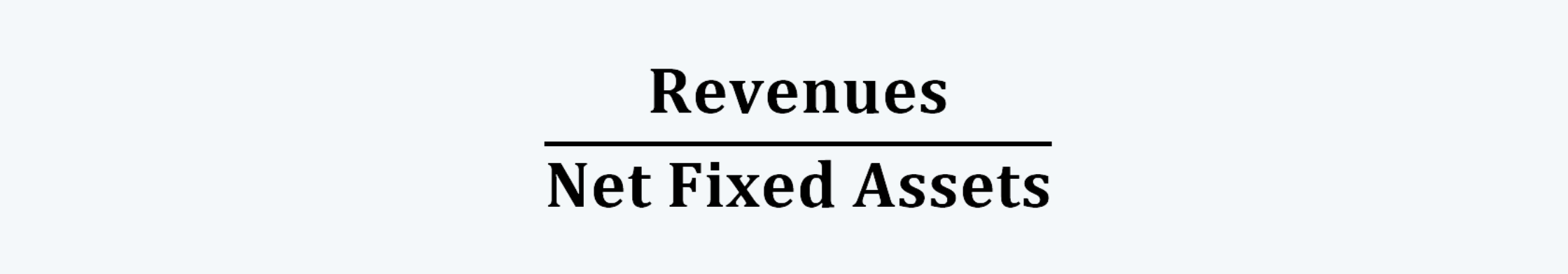 Fixed Assets Turnover Ratio FRA CFA Level 1 Study Notes