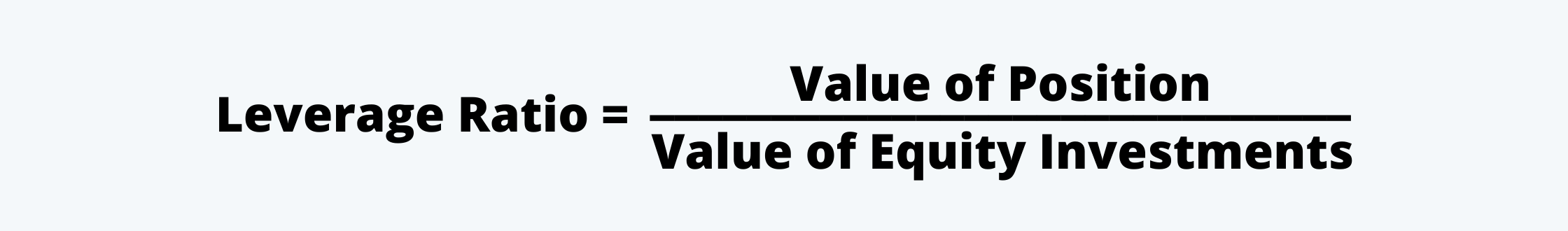 Leverage Ratio Formula Equity Investment CFA Level 1 Study Notes