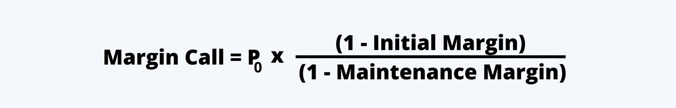 Margin Call Formula Equity Investment CFA Level 1 Study Notes