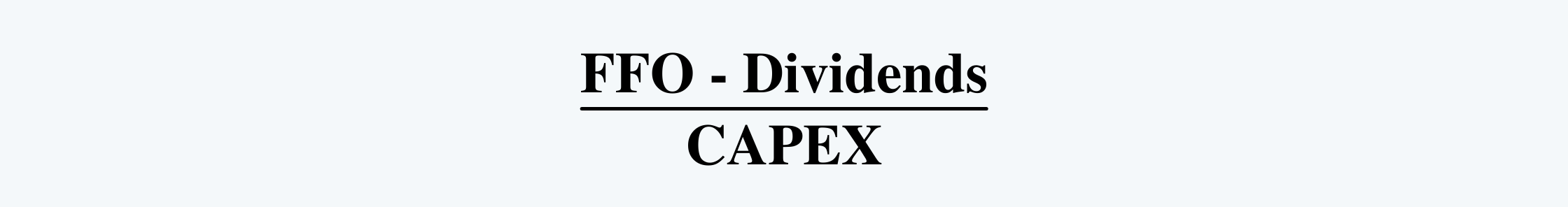 Net Cash Flow to CAPEX FRA CFA Level 1 Study Notes