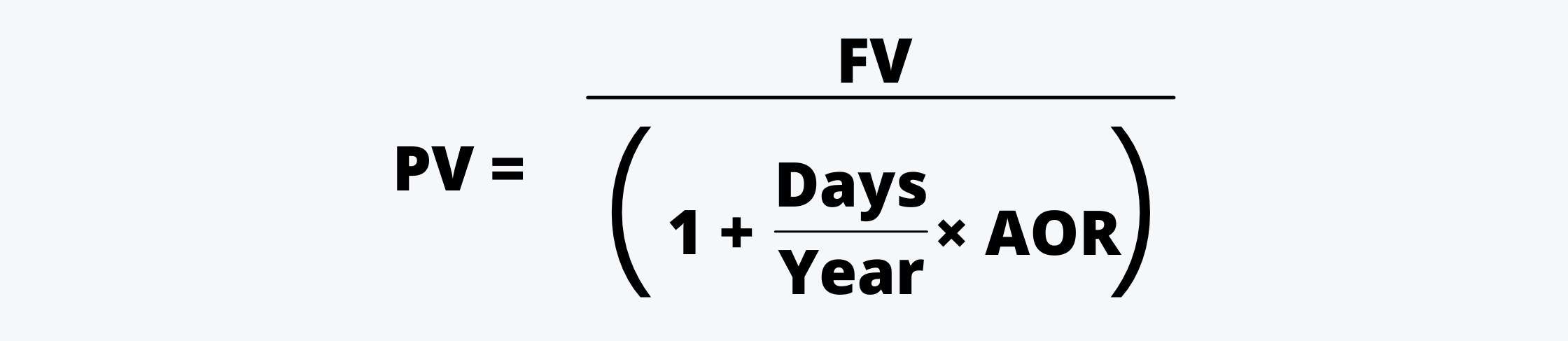 PV calculated on add on yield basis Fixed Income CFA Level 1 Study Notes