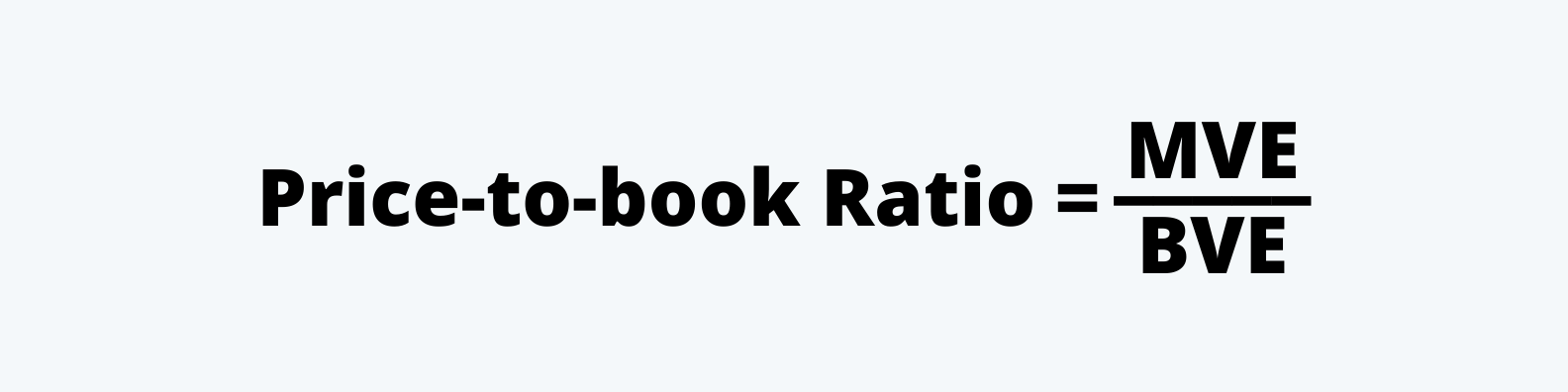 Price to Book Ratio Formula Equity Investment CFA Level 1 Study Notes