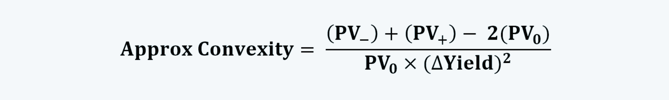approximate convexity measure Fixed Income CFA Level 1 Study Notes
