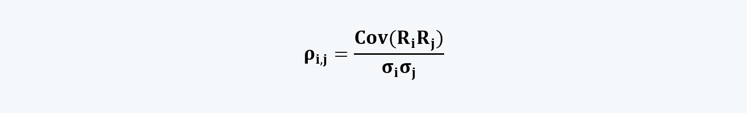 correlation formula Portfolio Management CFA level 1 Study Notes