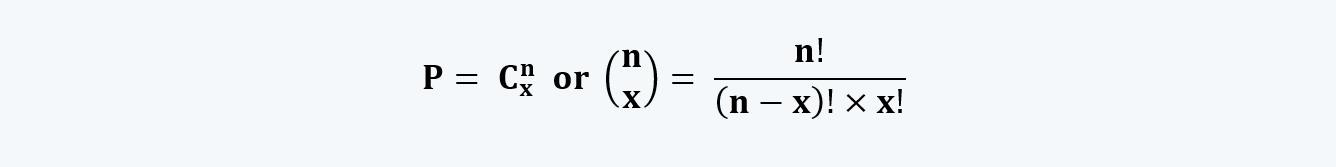 probability of success amongst n trials Quantitative Methods CFA level 1 Study Notes