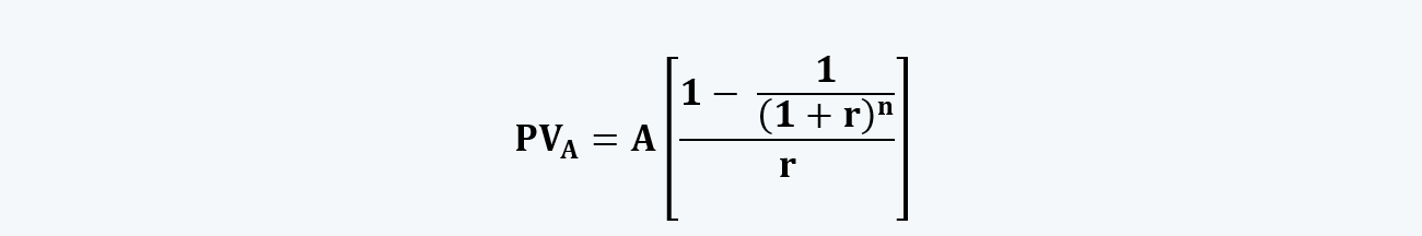 Present Value of an Annuity  Quantitative Methods CFA level 1 Study Notes