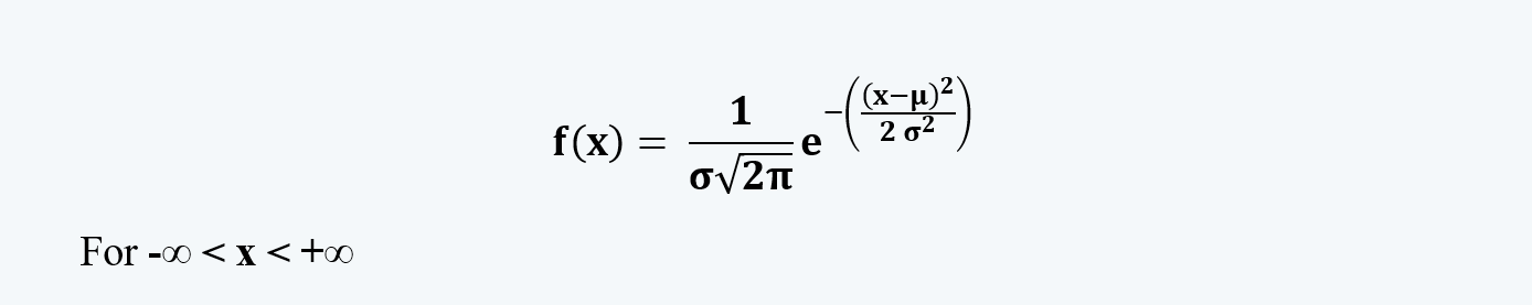 probability density function of a normal distribution curve  Quantitative Methods CFA level 1 Study Notes