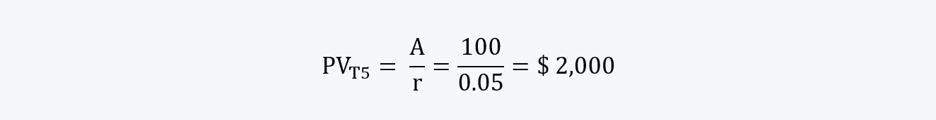 perpetuity example Quantitative Methods CFA level 1 Study Notes