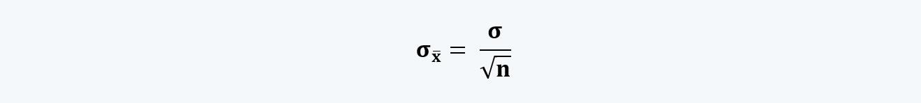 Standard Error Quantitative Methods CFA level 1 Study Notes