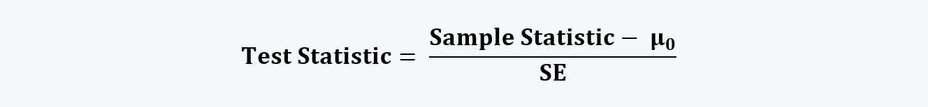 Test Statistic Quantitative Methods CFA level 1 Study Notes