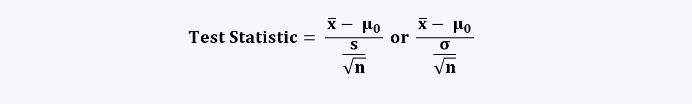 Test Statistic Quantitative Methods CFA level 1 Study Notes