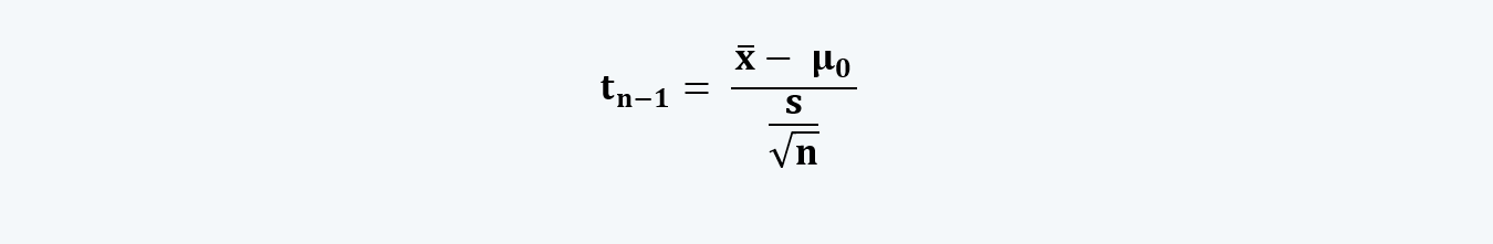 T-test Quantitative Methods CFA level 1 Study Notes