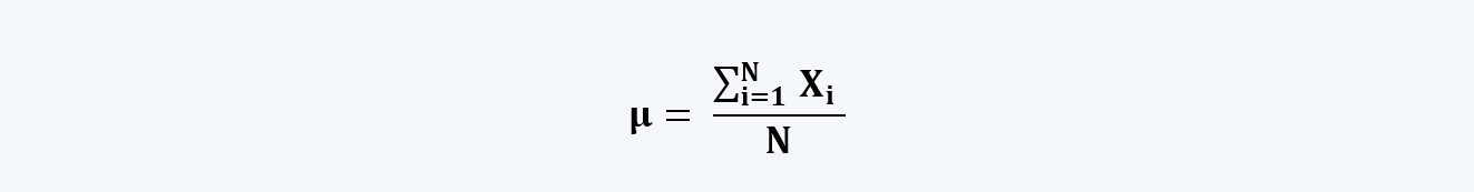 Population Mean Quantitative Methods CFA level 1 Study Notes