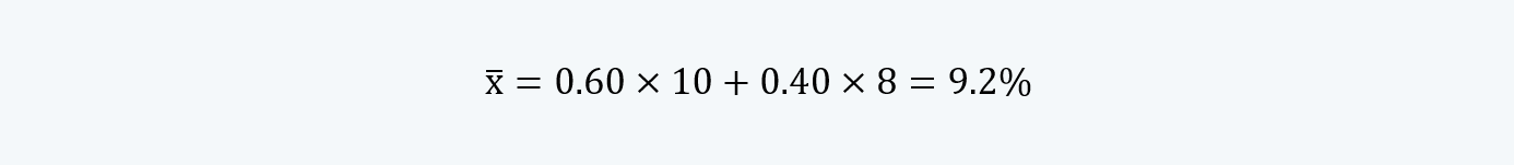 Mean Example Quantitative Methods CFA level 1 Study Notes