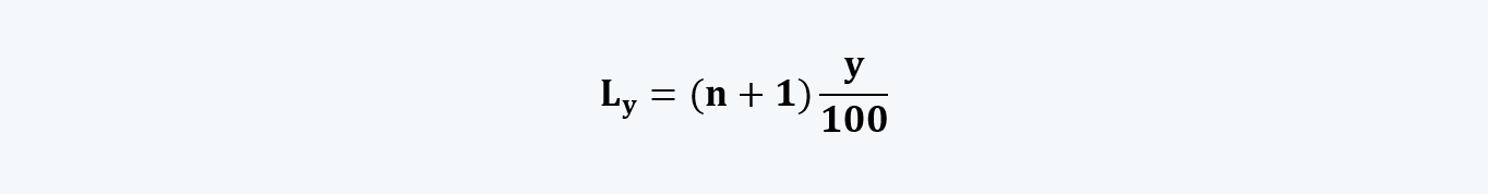 Locating Percentile Quantitative Methods CFA level 1 Study Notes