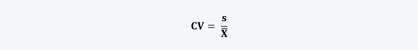 coefficient of relative dispersion Quantitative Methods CFA level 1 Study Notes