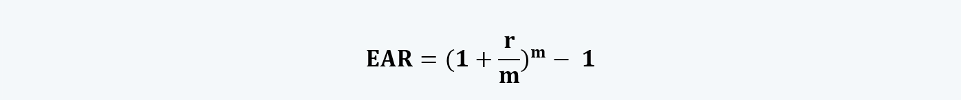 Effective Annual Rate Quantitative Methods CFA level 1 Study Notes