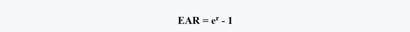 Effective Annual Rate Continuous Compounding Quantitative Methods CFA level 1 Study Notes