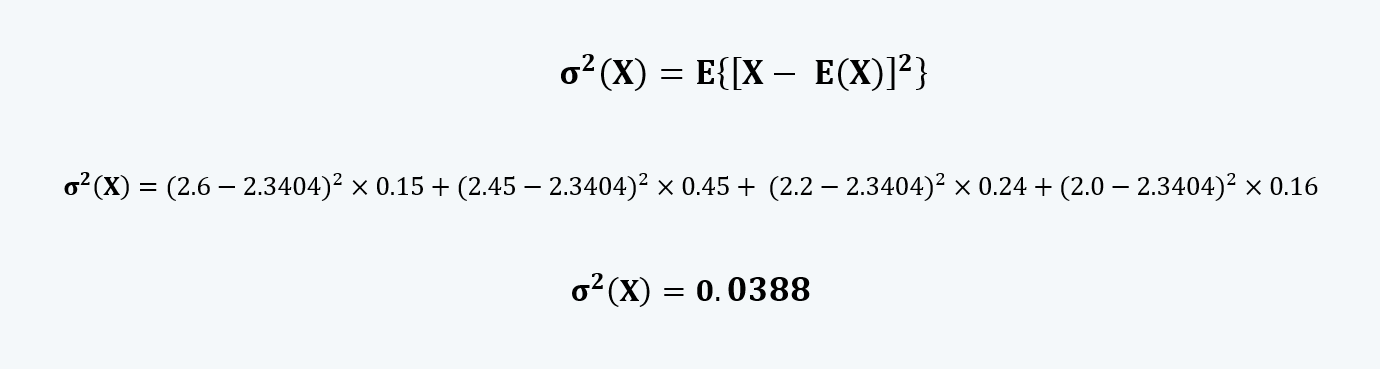 Expected value Quantitative Methods CFA level 1 Study Notes