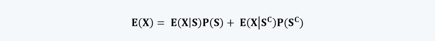 Total Expected Value Quantitative Methods CFA level 1 Study Notes