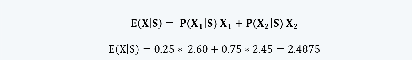 probability of individual values of X Quantitative Methods CFA level 1 Study Notes